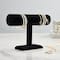 12 Pack: Black Velvet Jewelry T-Stand by Bead Landing™